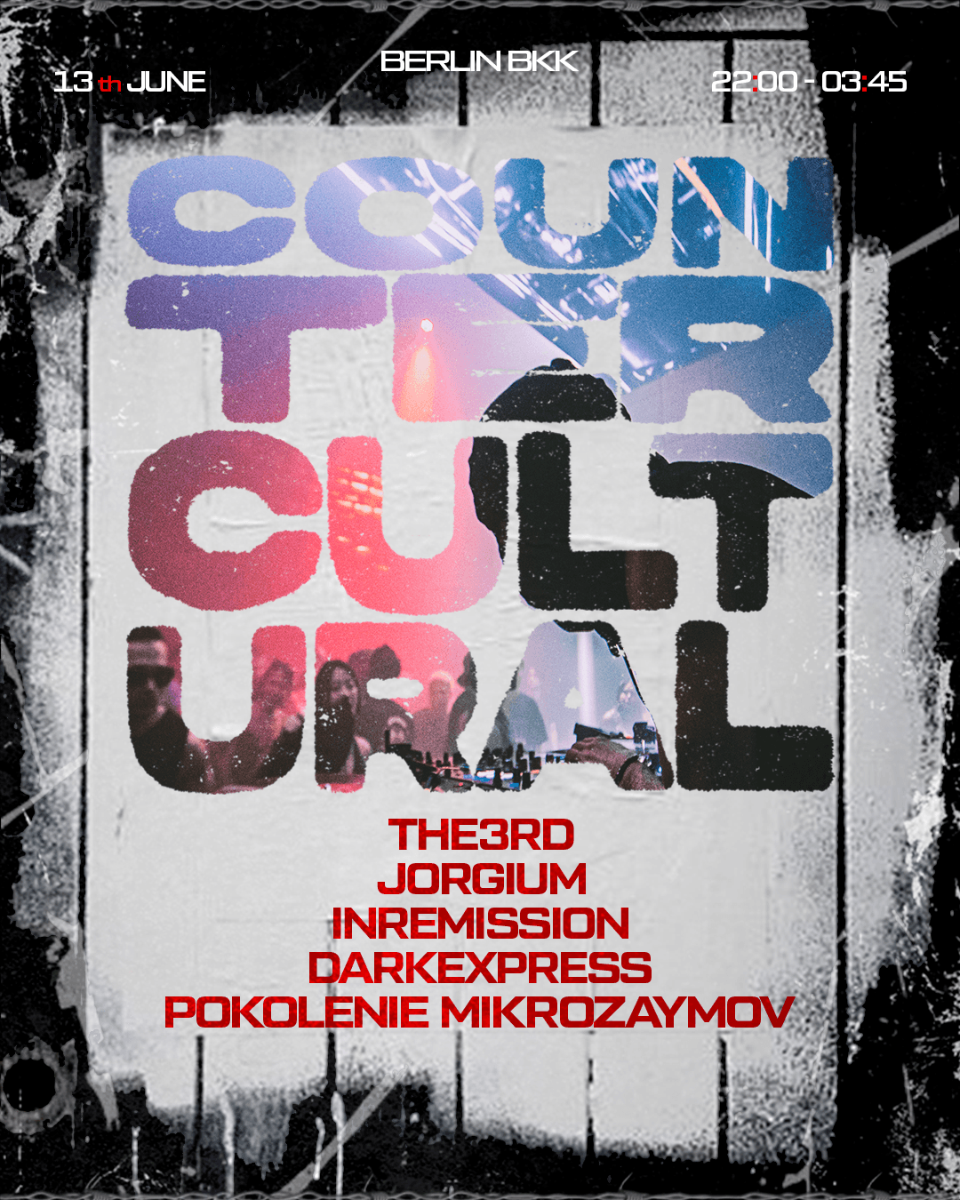 COUNTERCULTURAL — event poster